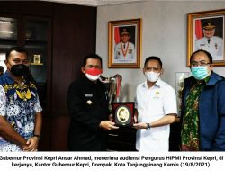 HIPMI Kepri Audiensi dengan Ansar Ahmad Terkait Musda