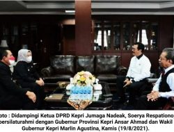 Berikan Dukungan pada Pemprov Kepri, Soerya Respationo Kunjungi Ansar-Marlin