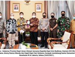 Minta Tambahan Vaksin, Gubernur Kepri bersama FKPD Temui Menkes