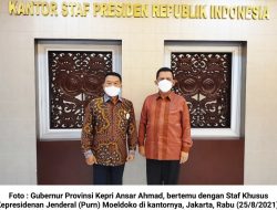 Atur Jadwal Pertemuan dengan Presiden, Ansar Ahmad Temui Moeldoko 
