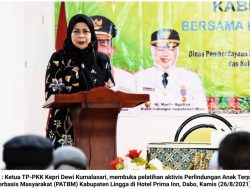Ketua TP-PKK Kepri Buka Pelatihan Aktivis PATBM di Lingga
