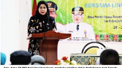Ketua TP-PKK Kepri Buka Pelatihan Aktivis PATBM di Lingga