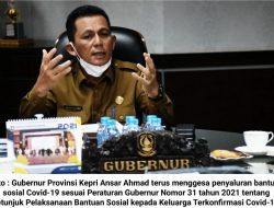 Perintah Gubernur Kepri : Bantuan untuk Masyarakat Harus Tersalur Cepat