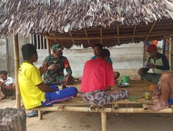 Tingkatan Kebersamaan, Babinsa Gelar Komsos ke Warga Binaan