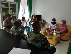 Babinsa dan Dinkes Bahas Penerapan PPKM di Taliabu