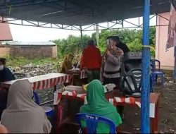 Kapolsek Lembah Masurai Pantau Langsung Vaksin Tahap Pertama Dusun Sungai Tebal