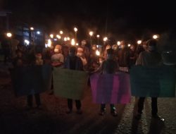 Dalam Rangka Menyambut Tahun Baru Islam 1 Muharram Remaja Mesjid Bersama GJB Sungai Tebal Megadakan Pawai Obor