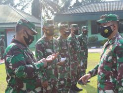 Pimpim Apel Pagi, Dandim Harapkan Peran Babinsa Lebih Extra Dalam Penanganan Covid 19
