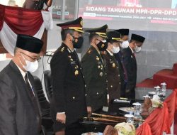 Sambut HUT RI Ke 76, Dandim Hadiri Rapat Paripurna DPRD Merangin