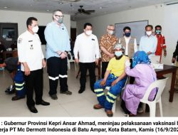HUT Provinsi Kepri ’19 : Pemprov Akan Gelar Pekan Vaksinasi