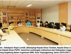 Bahas Dampak Pertambangan di Lingga, Lamidi Terima Audiensi IMKL Tanjungpinang