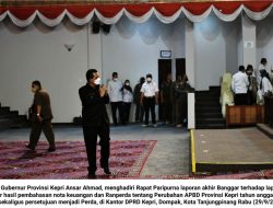 Sah! APBD-P Kepri Rp3,918 Triliun 