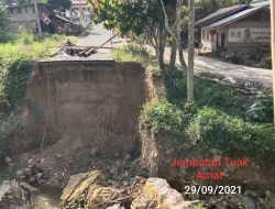 Tangih Baganti Ratok, 7 Bulan Progres Pembangunan Jembatan Penghubung Simpang Sugiran Masih di Awang Awang ?