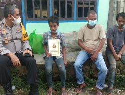 Kapolres Merangin Berikan Bantuan Sosial Dan Anak Pemulung Di Kabupaten Merangin