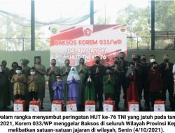 HUT ’76 TNI: Libatkan Satuan Jajaran, Korem 033/WP Gelar Baksos di Wilayah Provinsi Kepri