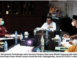 Menhub dan Pemprov Kepri Bahas Rencana Dibukanya Jalur Transportasi Internasional 