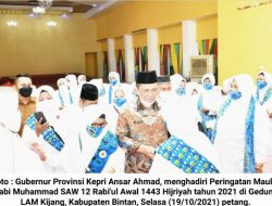 Gubernur Kepri Rayakan Peringatan Maulid Nabi bersama BKMT 