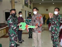 Dandim Sarko Menerima Kendaraan Dinas Angkatan Darat
