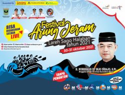 H.Nurkhalis Dt.Bijo Dirajo Buka Festival Arung Jeram Lareh Sago Halaban