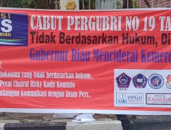 Aliansi Pers : Cabut Pergub Riau No 19 Tahun 2021
