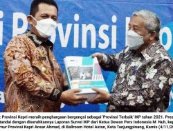 ‘Provinsi Terbaik’ dalam IKP 2021, M Nuh Berikan Apresiasi pada Ansar Ahmad
