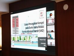 Secara Virtual, Pj Sekdaprov Kepri Hadiri Rakordis KAD Kepri Bersama KPK-RI 