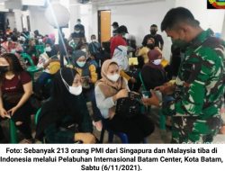 Tiba di Indonesia, 213 PMI Negatif Covid-19