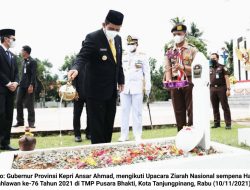 Sempena Hari Pahlawan ke-76, Ansar Ahmad Ziarah ke TMP Pusara Bhakti