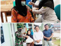 Tim Vaksinasi Mobil Gurindam 12 dan Kodim 0317/TBK Gelar Vaksinasi ‘Door to Door’ Bagi Lansia