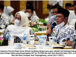 HUT PGRI ’76 & HGN: Ansar Ahmad Pastikan Peningkatan Mutu & Kualitas Guru di Kepri 