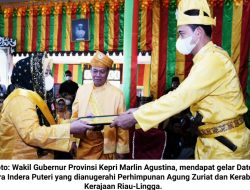 ‘Dato’ Wira Indera Puteri’ Gelar Marlin Agustina