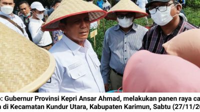 Obsesi Ansar Ahmad, Jadikan Kundur sebagai Lumbung Pangan di Kepri 