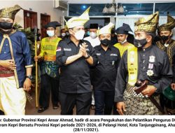 DPP GERAM-Kepri Dikukuhkan Ansar Ahmad: Selalu Berpedoman pada LAM 