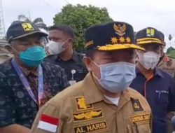 Gebernur Jambi AL Haris Turun Langsung Meninjau Kondisi Jalan Kumpeh Yang Akan Di Perbaiki