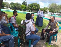 Program Polisi Rindu Masyarakat Polsek Kota Kisaran Sampaikan Bahaya Narkoba Dan Aplikasi E-Rekpro Disekolah