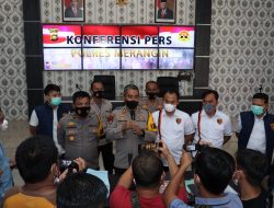Konference Pers Yang Dipimpin Oleh Kapolres Merangin AKBP Irwan Andy Purnamawan, S.I.K Tentang Tindak Pidana Korupsi