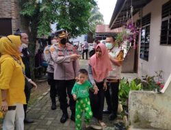 Kapolresta Deli Serdang Beri Tali Asih Dan Sembako Bagi Warga Kurang Mampu