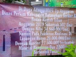 Dugaan Korupsi Bantuan Bedah Rumah Mencuat : Hadi Prabowo Desak Kejagung Periksa Kadis Perkim Batang Hari