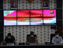 Polres Merangin Dalam Rangka Menghadapi Perayaan Natal Dan Tahun Baru 2021 Dan 2022 Polres Merangin Adakan Rapat Koordinasi Pengamanan