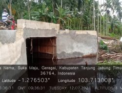 Perbaikan Box Culvert RT 11 Desa Suka Maju dengan Cara di Poles : Ini Kata Masyarakat