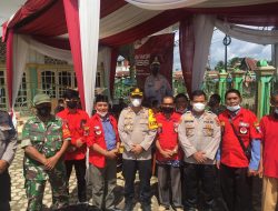 Kapolres Merangin Pantau Percepatan Vaksinasi Massal Di Beberapa Titik