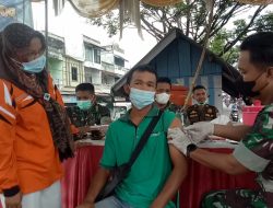 Perluas Jangkauan Vaksinasi, Tim Mobile Vaksinator Kodim Sarko Buka Gerai Vaksin di Empat Titik