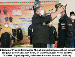 Ansar Ahmad Kukuhkan Pengurus Gerakan Penjaga Marwah (Gemawa)