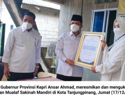 Ansar Ahmad Resmikan Yayasan Mualaf Sakinah Mandiri