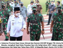 Apel Gelar Pasukan Ops Lilin Seligi ‘2021 di Mapolda Kepri