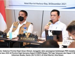 Bahas PMI, Gubernur Kepri Rakor bersama Deputi III & V BNPB