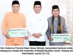 Jadi Khatib Jumat, Ansar Ahmad Ajak Jamaah Doakan Kepri Semakin Baik