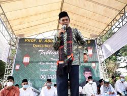Hadiri Tabligh Akbar UAS, Gubernur Edy Rahmayadi Minta Masyarakat Tetap Pakai Masker