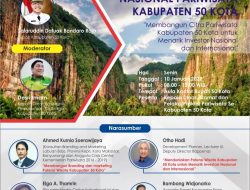 Temu Wisata Nasional Pariwisata Kabupaten 50 Kota Digelar di Sarilamak Senin 10 Januari 2022