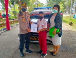 Polres Merangin Mengadakan Launching Vaksinasi Covid -19 Untuk Anak Sd Usia 6-11 Tahun di Simpang Empat Kantor Bupati Merangin